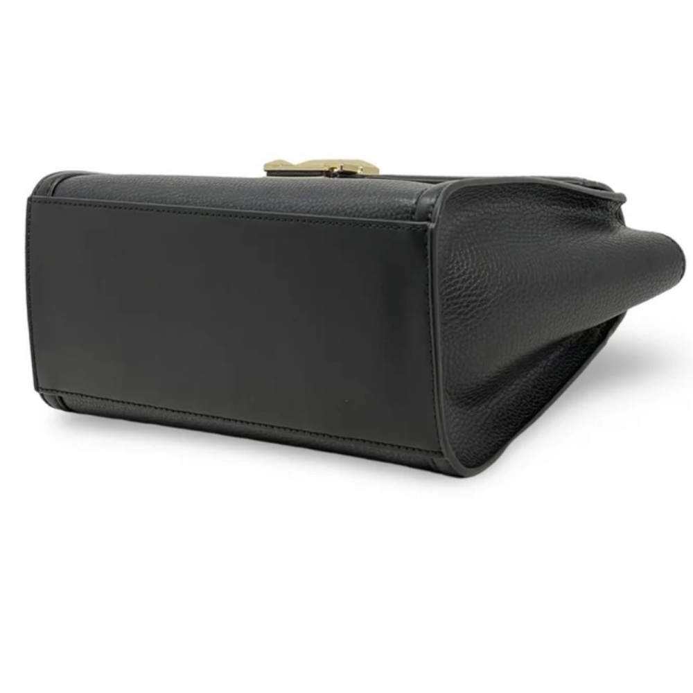 Michael Kors Whitney Medium Leather Flap Satchel Shoulder Crossbody Bag 
Black - Picture 5 of 16